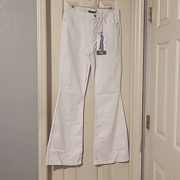 YMI Denim - YMI High Rise Flare White Jeans